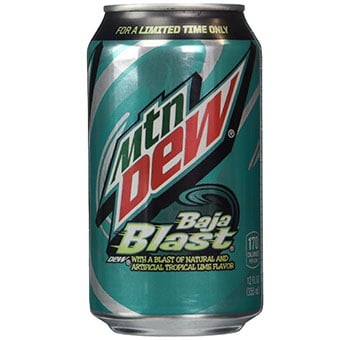 mtn dew baja blast