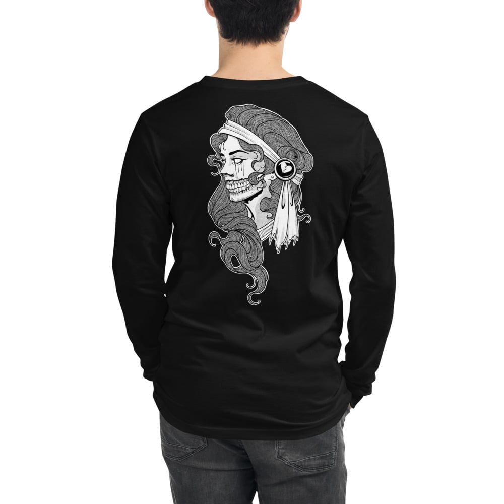Image of Kiss Me | Dark Unisex Long Sleeve Tee