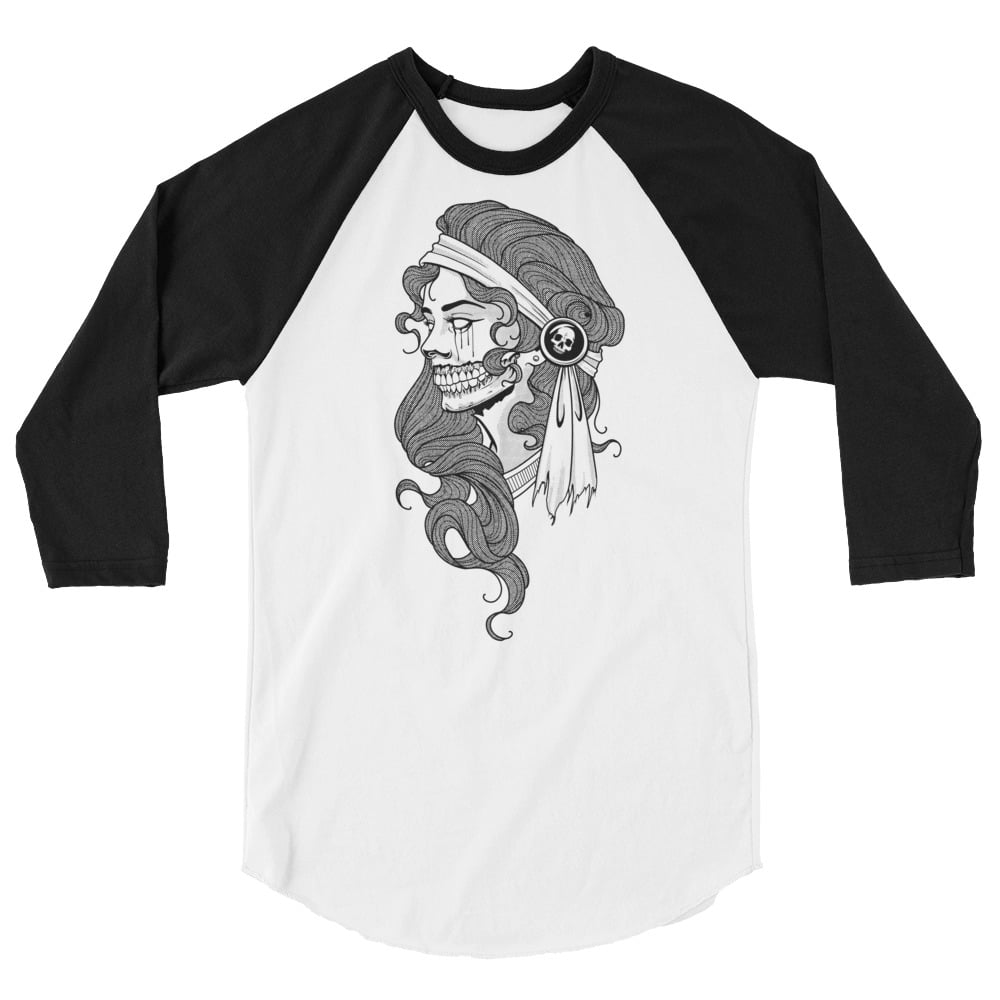 Image of Kiss Me | 3/4 sleeve raglan shirt