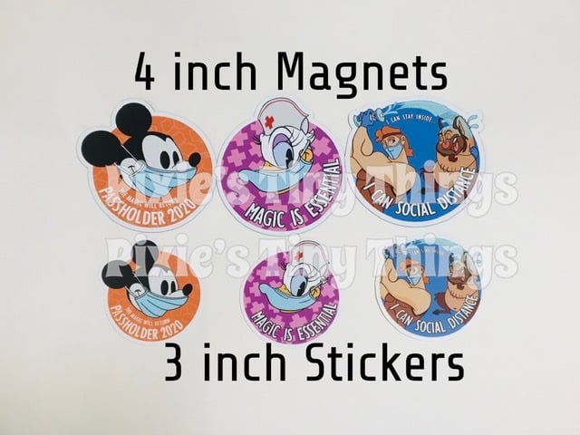 Passholder Magnets and Stickers
