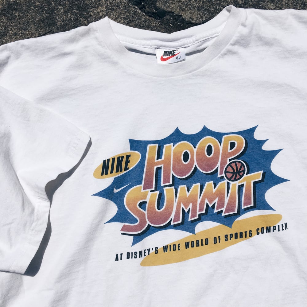 Image of Original 90’s Nike Walt Disney Hoop Summit Promo Tee.