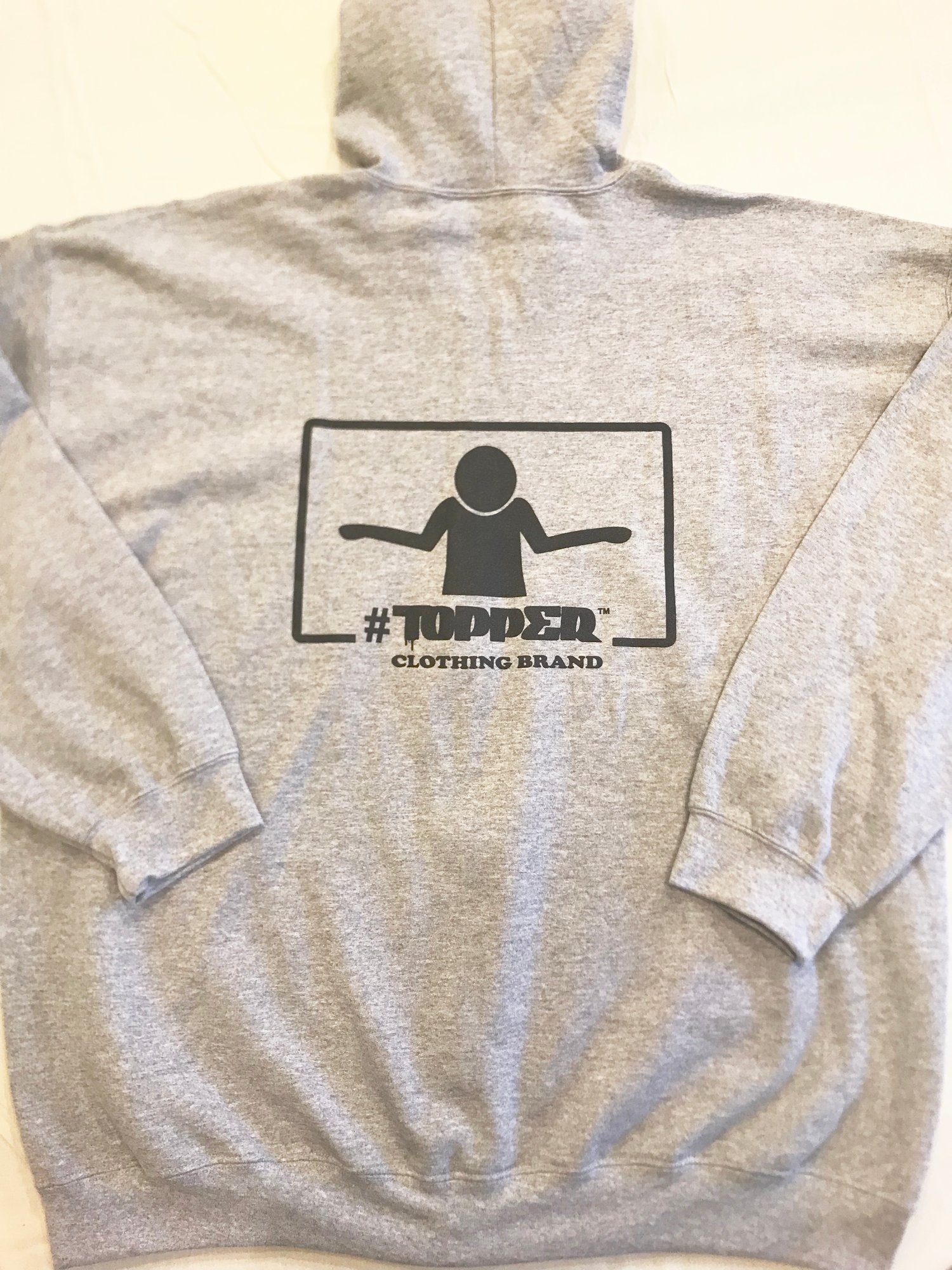 Image of #Topper Zip Up Hoodies w/Front & Back Logo.