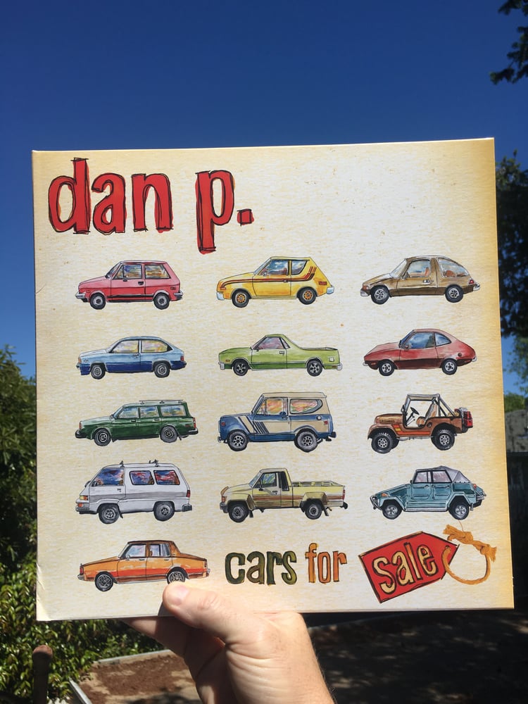 Image of Cars For Sale 12" Vinyl LP by Dan P
