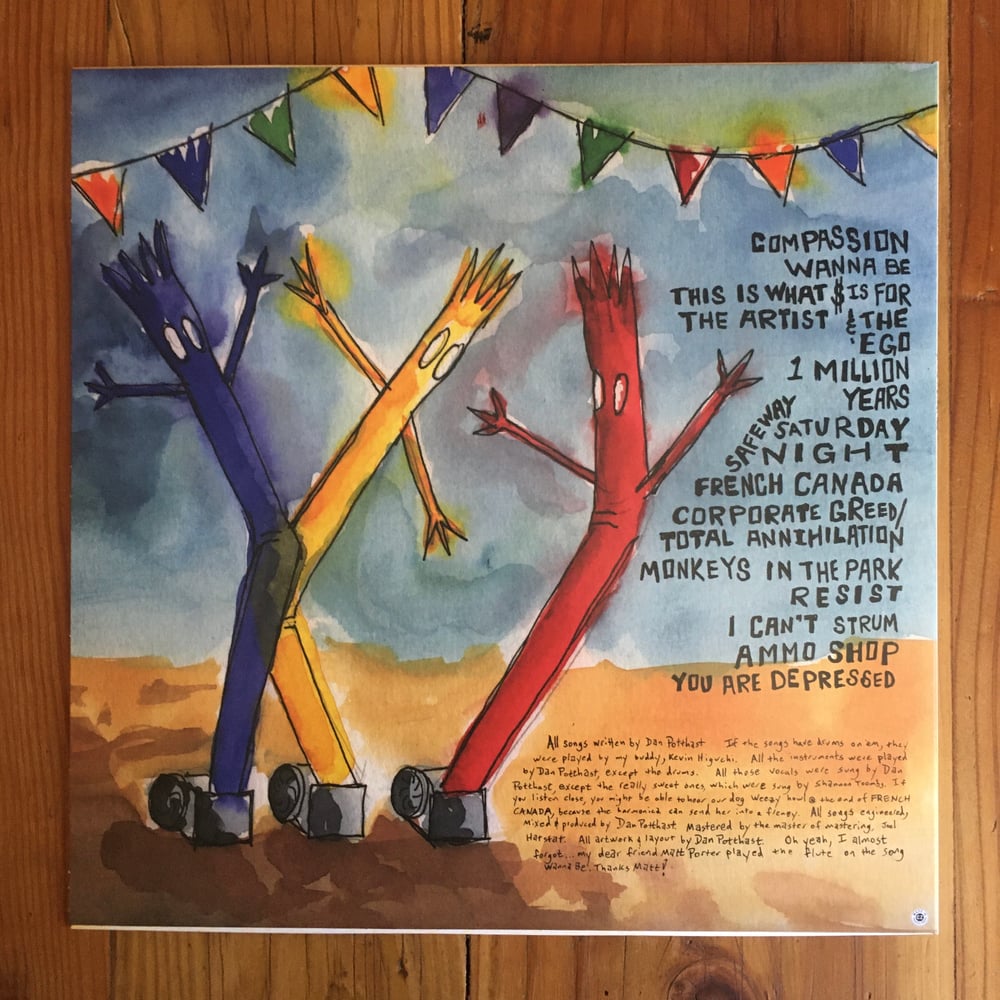 Image of Cars For Sale 12" Vinyl LP by Dan P