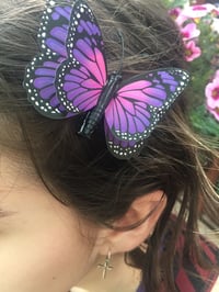 Image 1 of Butterfly Hair Clips