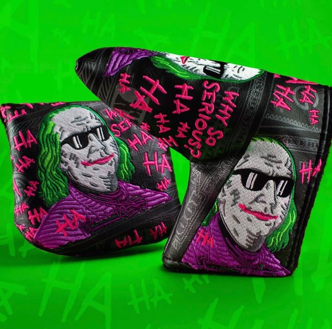 NEW Sealed - Midnight Defaced Franklin Putter Head Cover