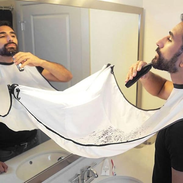 Image of Waterproof Beard & Hair Trim Catcher Shaving Bib