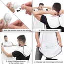 Image 3 of Waterproof Beard & Hair Trim Catcher Shaving Bib