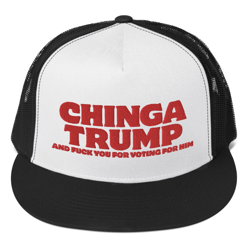 Chinga Trump Trucker Cap 5 Panel Trucker Cap