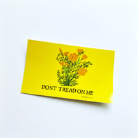 Image 1 of DONT TREAD ON ME California Poppies Sticker