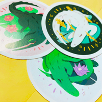 Image 2 of Lilypad Gators Vinyl Stickers