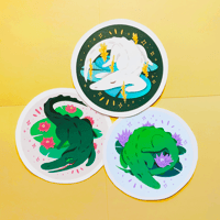 Image 1 of Lilypad Gators Vinyl Stickers