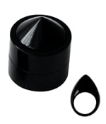 Image of Black Cone Ring in Box