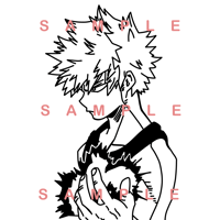 Series 1 - Bakugo Vinyl Sticker