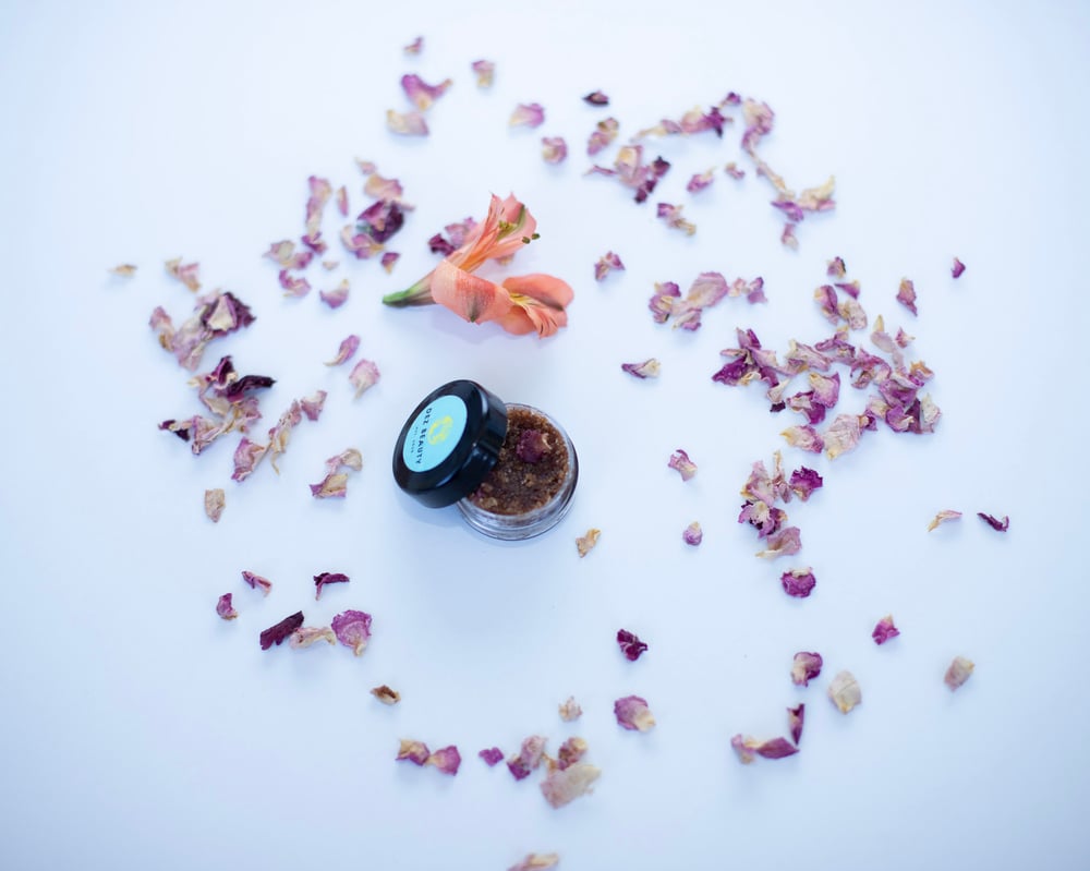 Image of EDIBLE VANILLA ROSE Lip Scruba 