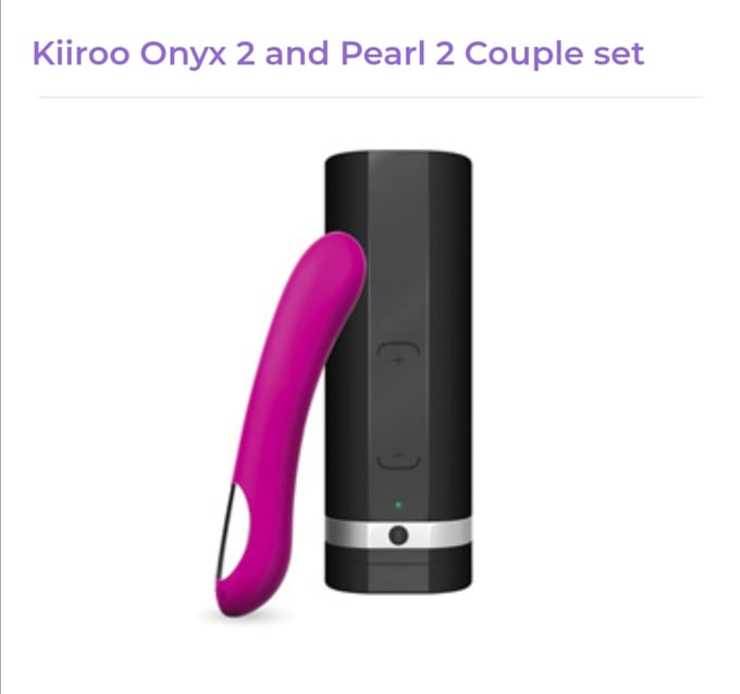 Image of Kiiroo Onyx 2 and Pearl 2 Couple set