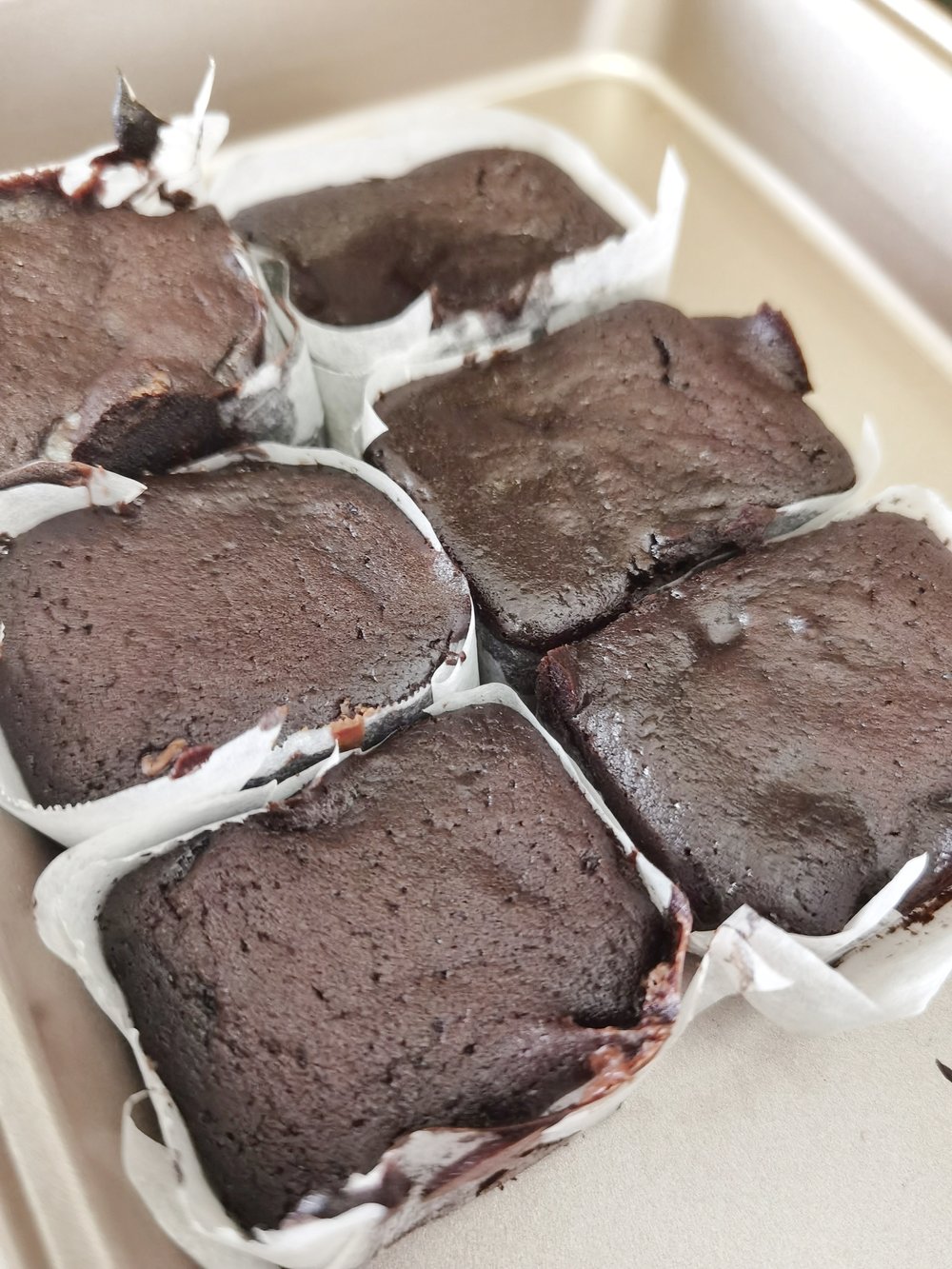 Image of Burnt black brownie