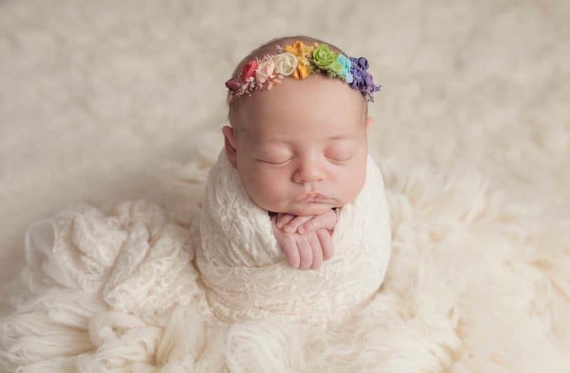 Image of Child’s rainbow crown/poser or clip 