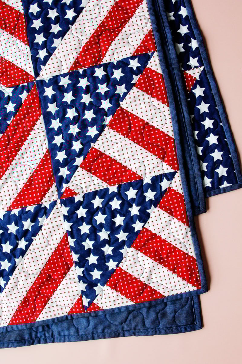 Image of the AMERICANA QUILT PDF Pattern