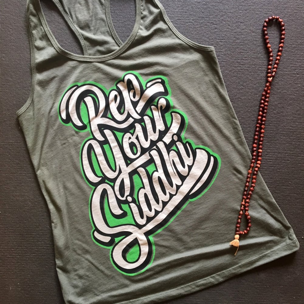 Rep Your Siddhi - Military Green Tank