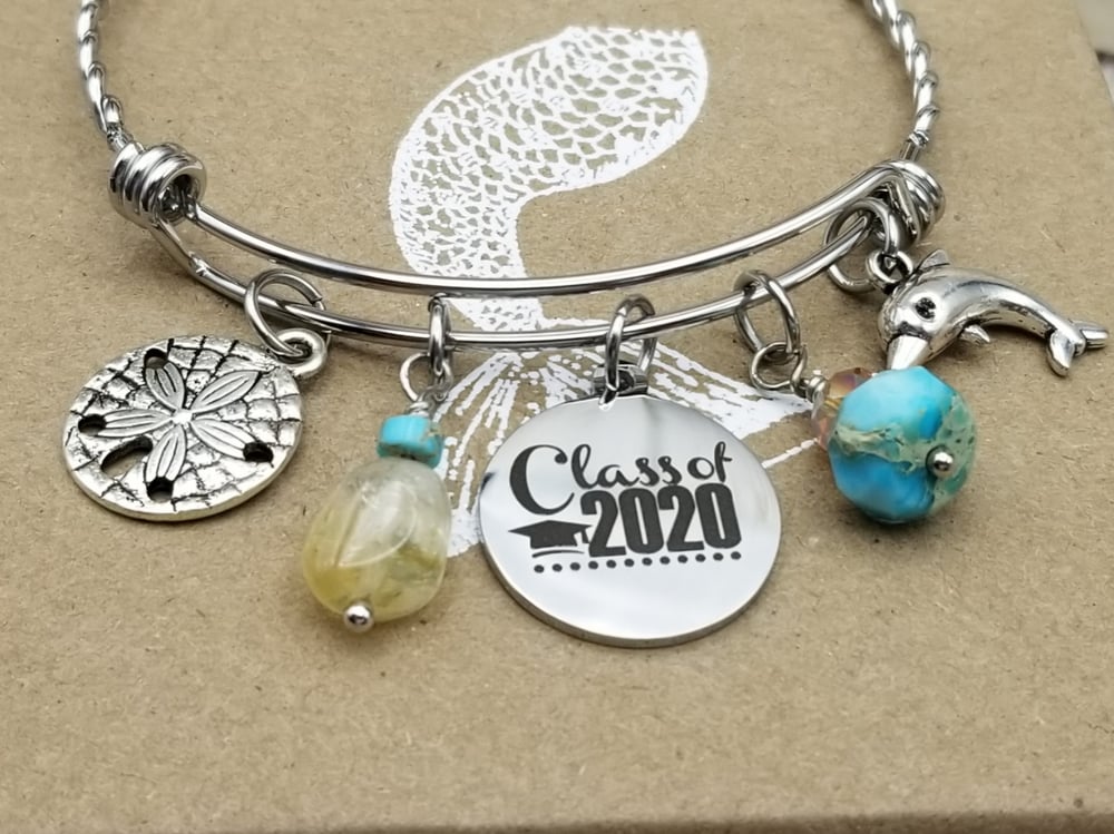Image of Class of 2020- Adjustable Bangle- #347