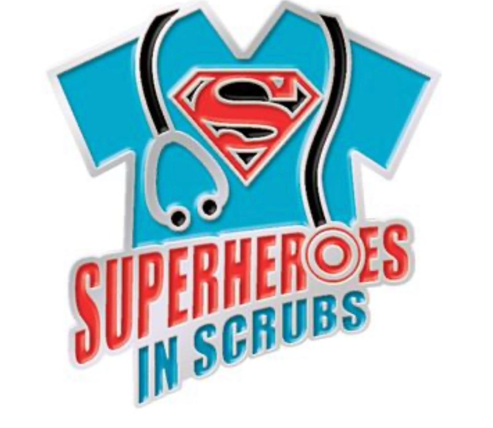 Image of SuperHero’s In Scrubs Brooch Pin 