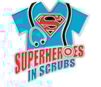 SuperHero’s In Scrubs Brooch Pin 