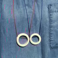 Image 2 of White Ring Necklace
