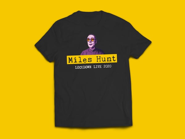 Miles Hunt's Lock Down Live T-Shirt 