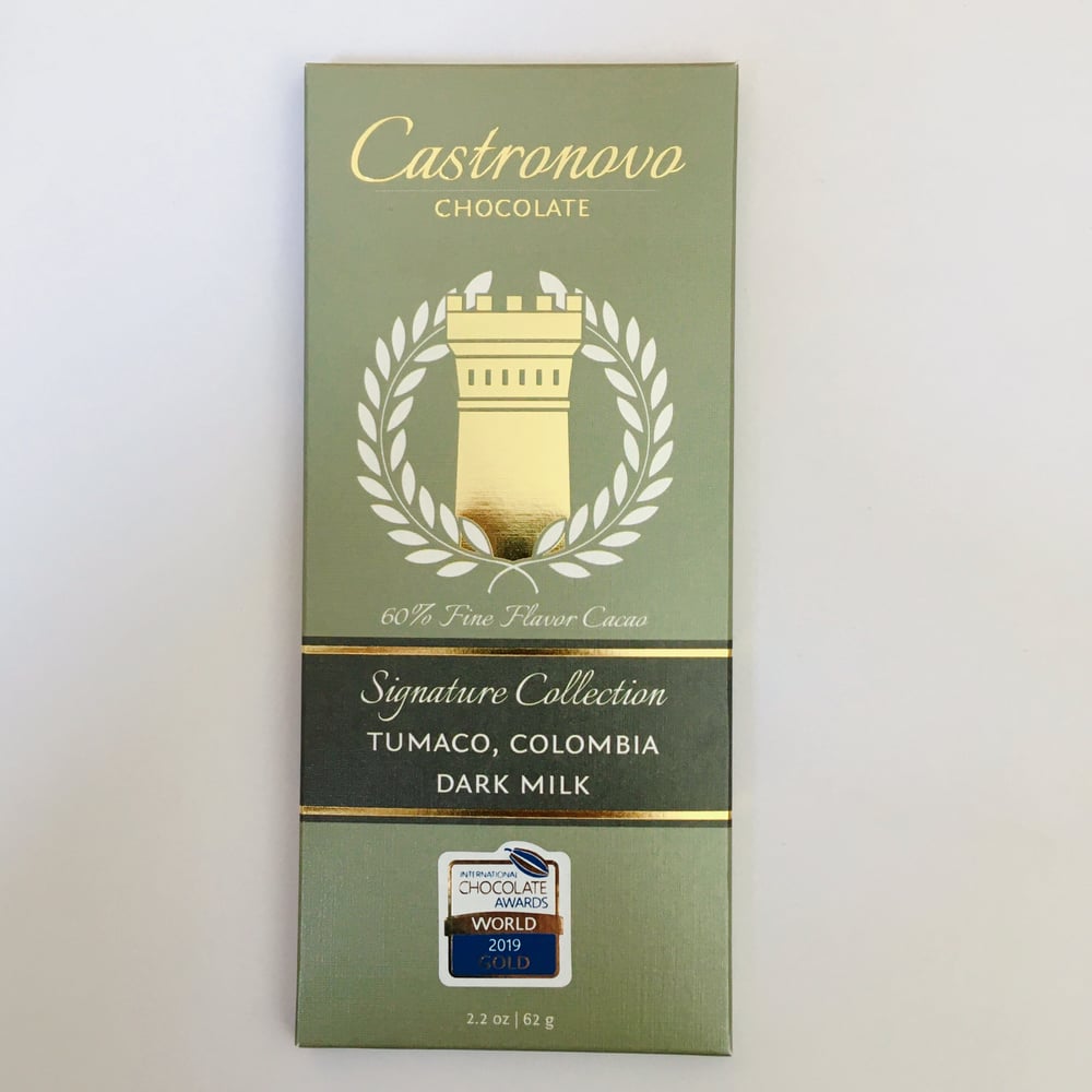 Image of Castronovo Chocolate 60% Tumaco Dark Milk Chocolate