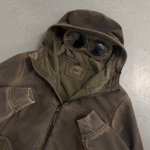 Image of CP Company Re-Colour Soft shell Goggle jacket, size large