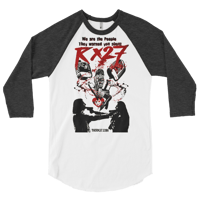 Rx27 We are the people vintage 3/4 sleeve concert shirt