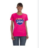 Image 1 of 254 pink female t-shirt 