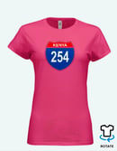 Image 2 of 254 pink female t-shirt 
