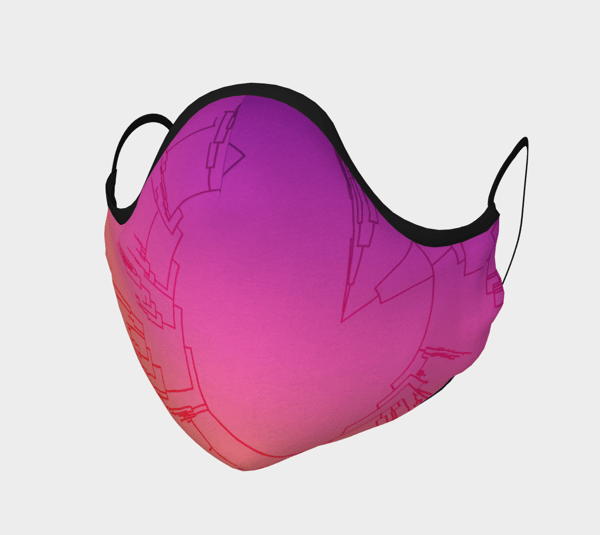 Image of Circular Phylogeny Face Mask