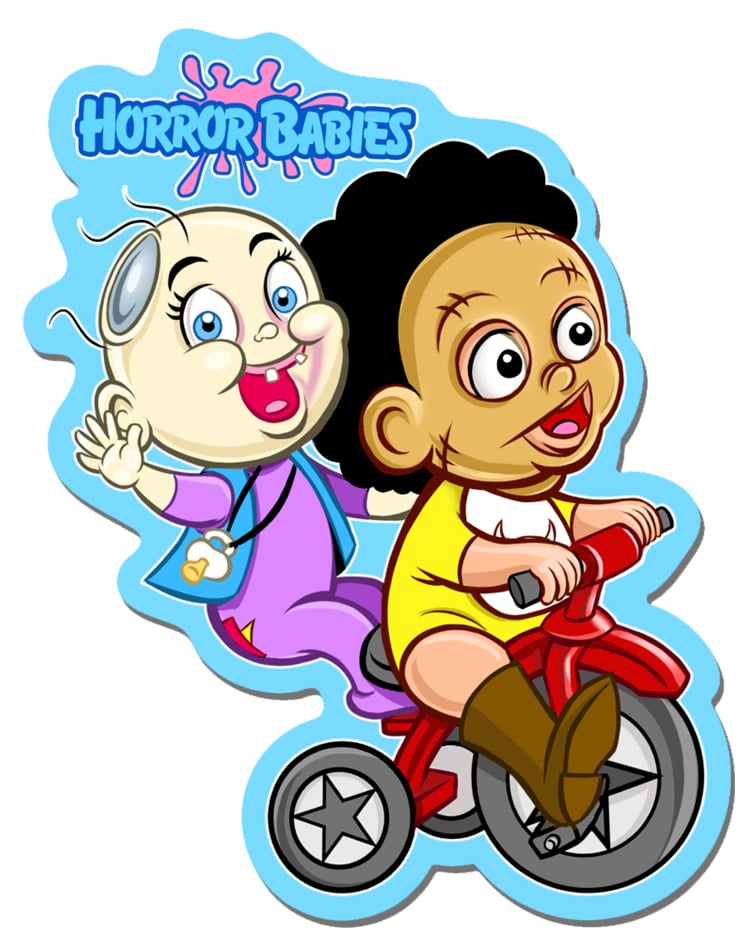 Horror Babies Best Buddies 5" Sticker