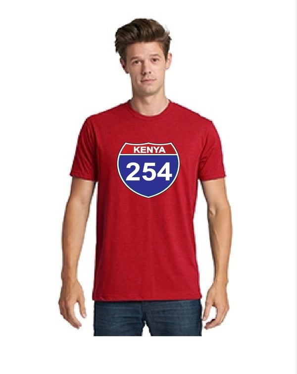 Image of 254 fitted red tshirt