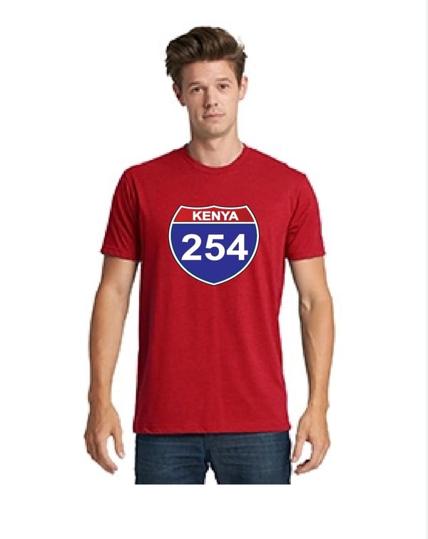 Image of 254 fitted red tshirt 