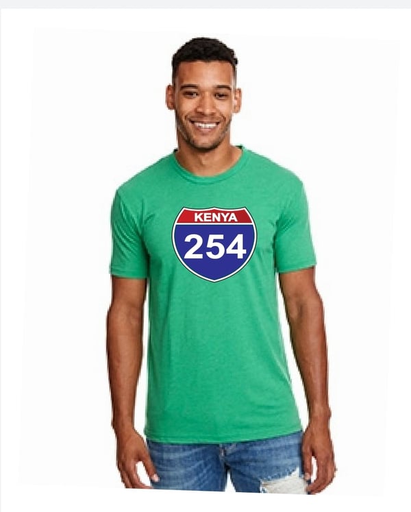 Image of 254 fitted green tshirt