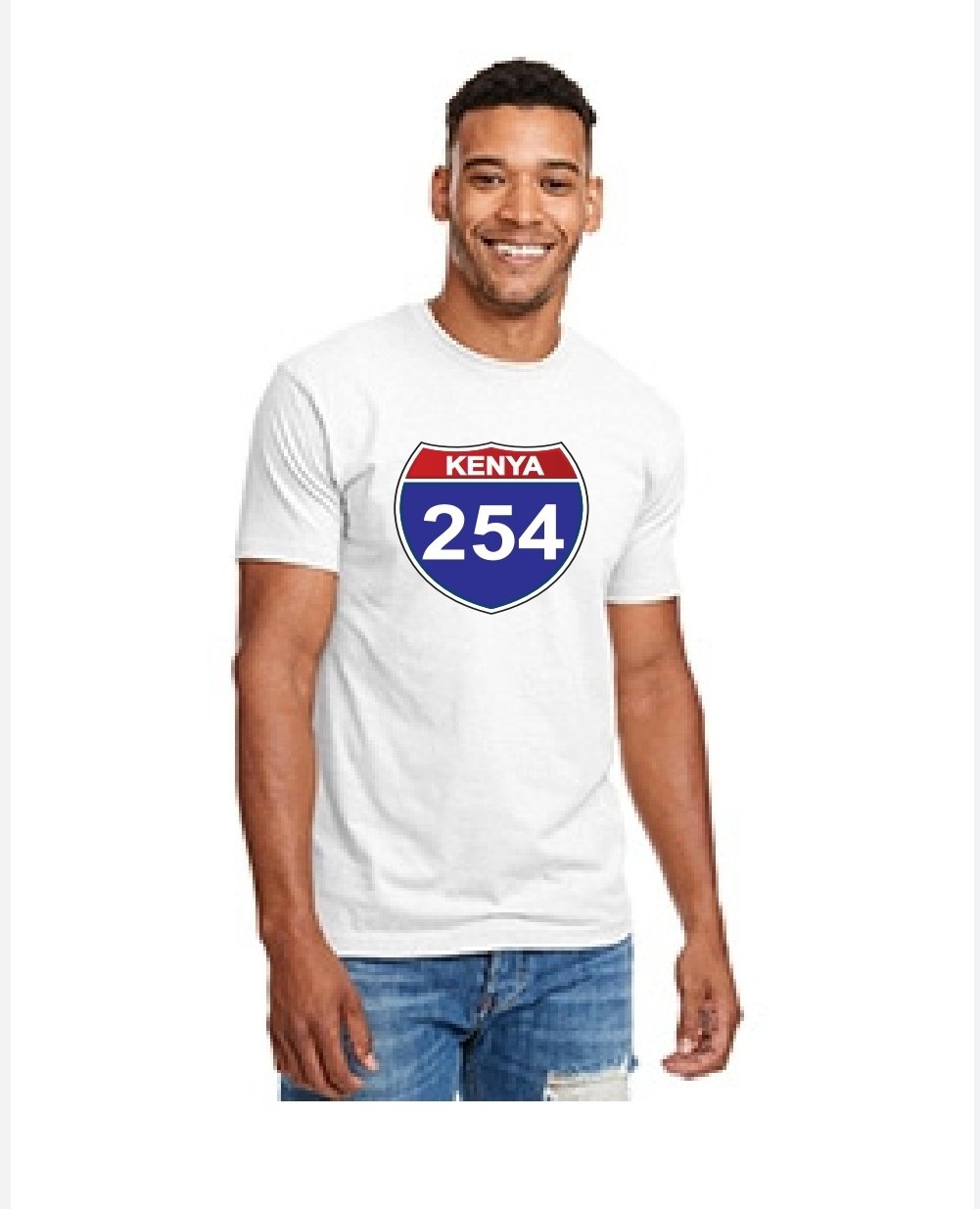 Image of 254 fitted white tshirt 