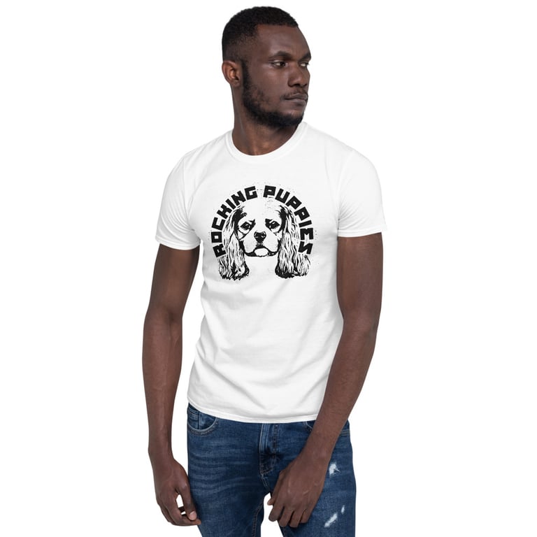 White Rocking Puppies T-Shirt (Unisex)