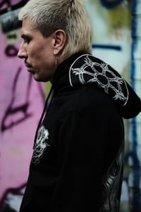 Image 4 of SPIRITUAL STRAIGHT EDGE /Hoodie (Black/Silver)