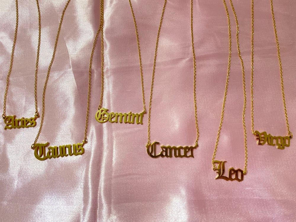 Image of Zodiac Necklaces 