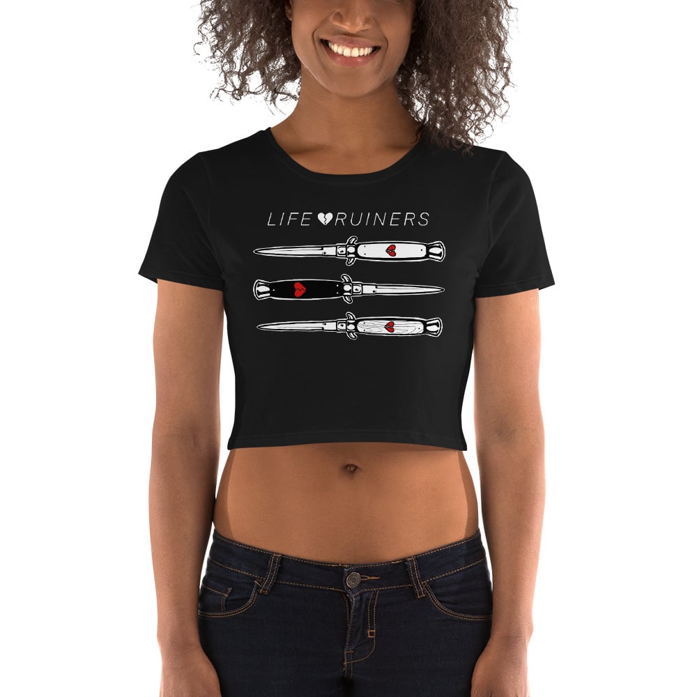 Image of Knives Out | Women’s Crop Tee