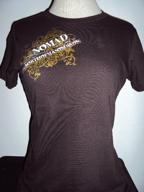 NOMaD Ladies INKed Logo Brown T-Shirt