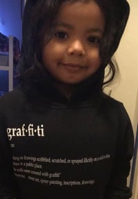 Image 3 of Graffiti Definition Hoodie (Kid Apparel)