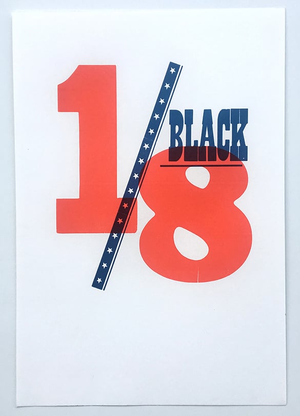 Image of 1/8 Black Poster