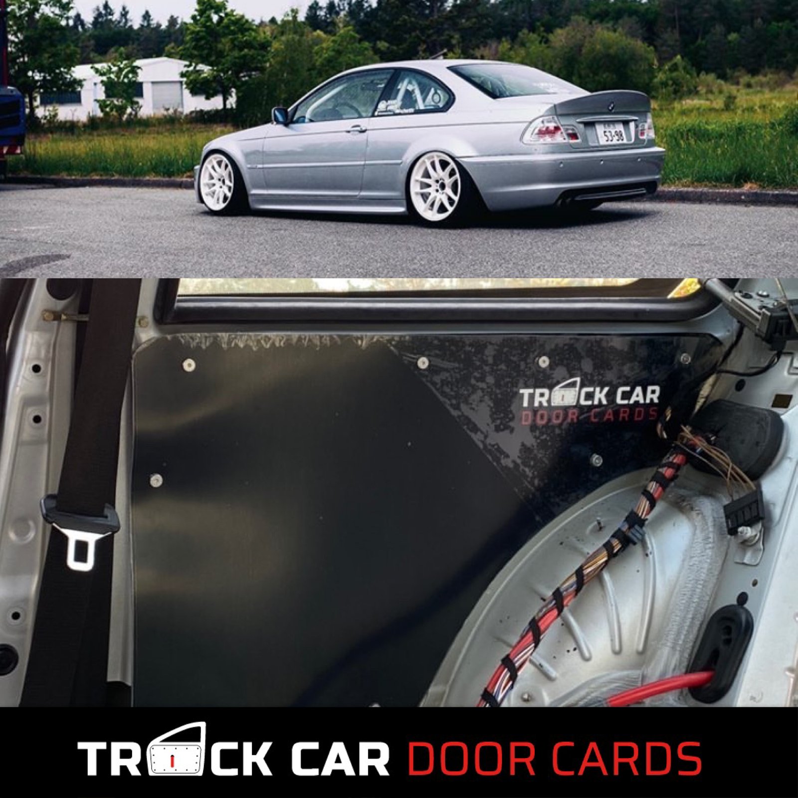 e46 coupe door cards