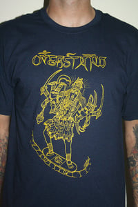 Image of OVERSTAND T Shirt. Kali Durga Pool Grind. 