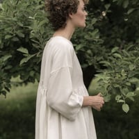Image 2 of ILONKA Linen Ruffle Tunic